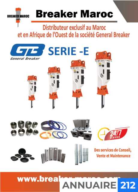 Gb marteaux et outils hydrauliques